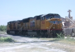UP 3836 UP 9828  17Jun2008  Parked at the Plant 